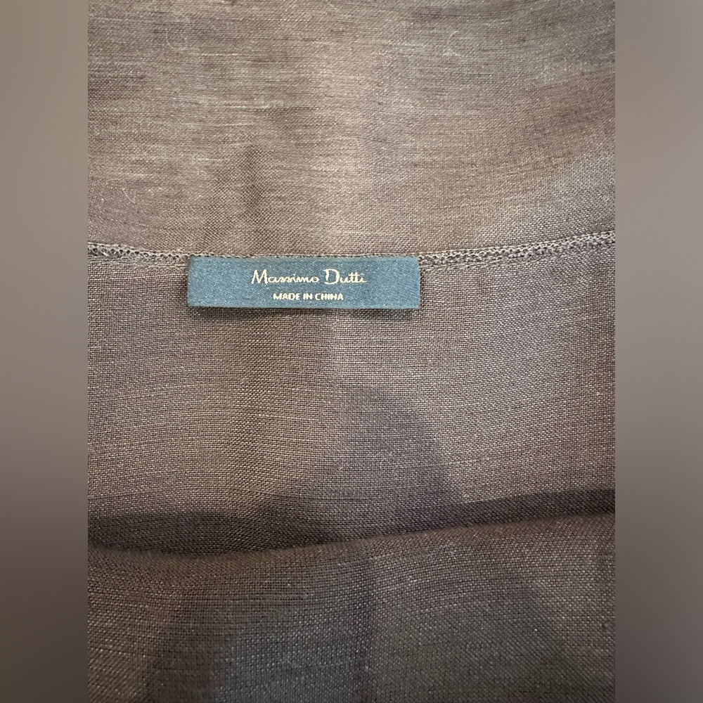 Massimo Dutti Brown Slip Midi Dress - Picture 13 of 14